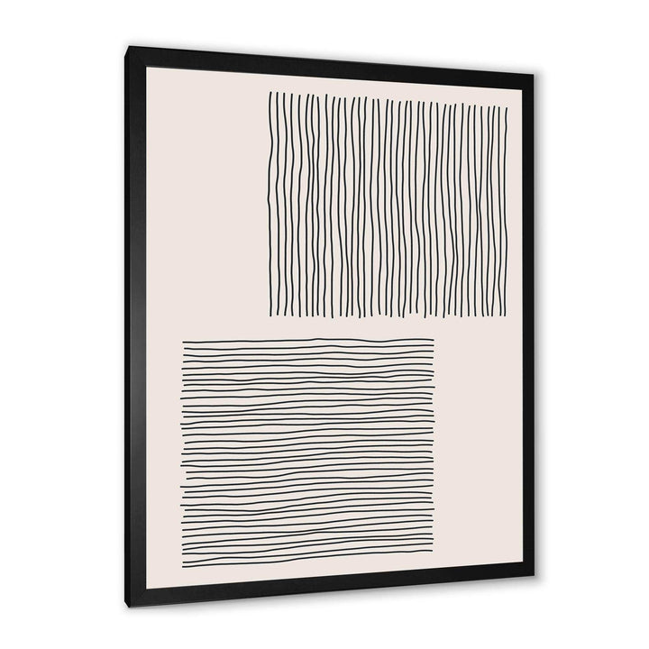 Minimal Geometric Compostions Of Elementary Forms XX - Modern Bedroom Wall Art