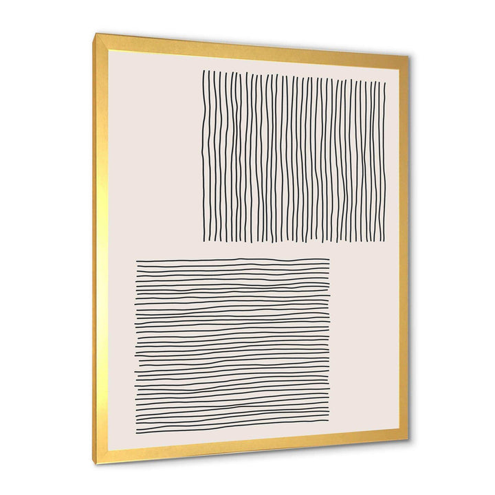 Minimal Geometric Compostions Of Elementary Forms XX - Modern Bedroom Wall Art