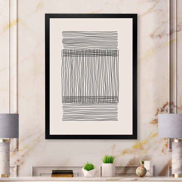 Minimal Geometric Compostions Of Elementary Forms XXII - Modern Canvas Wall Art