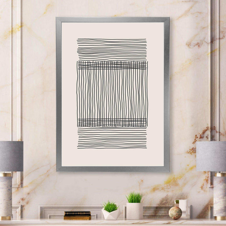 Minimal Geometric Compostions Of Elementary Forms XXII - Modern Canvas Wall Art