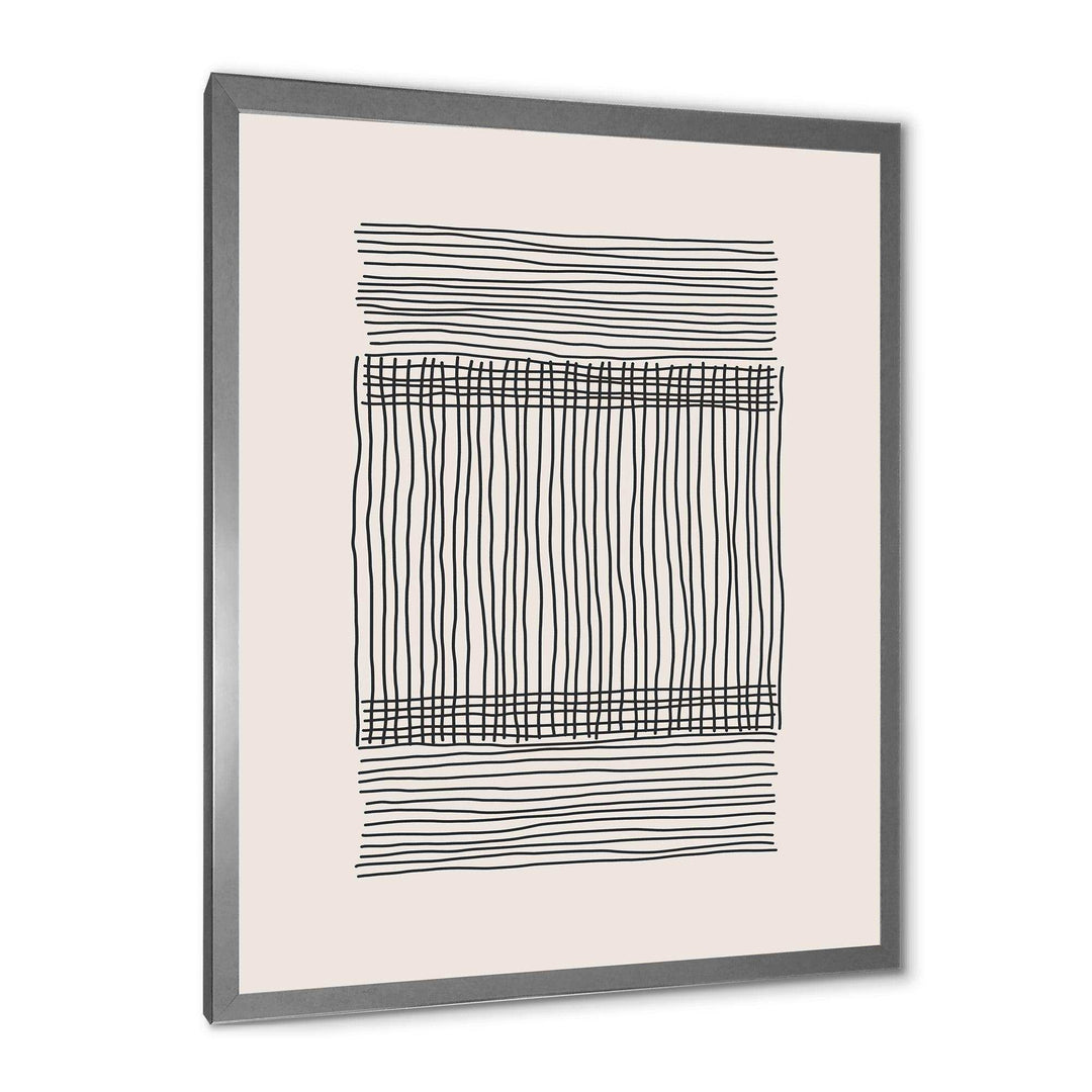 Minimal Geometric Compostions Of Elementary Forms XXII - Modern Canvas Wall Art