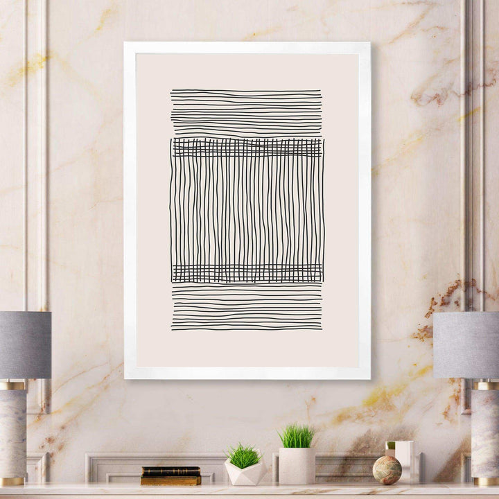 Minimal Geometric Compostions Of Elementary Forms XXII - Modern Canvas Wall Art