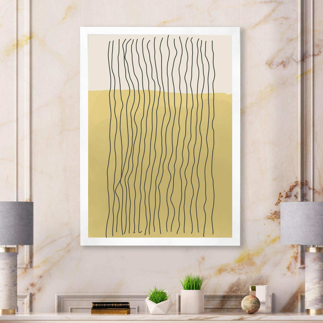 Minimal Geometric Compostions Of Elementary Forms XXXII - Modern Living Room Wall Decor