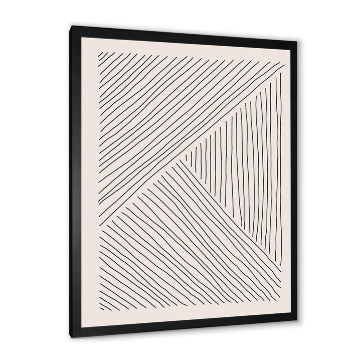 Minimal Geometric Lines II - Modern Bedroom Wall Art