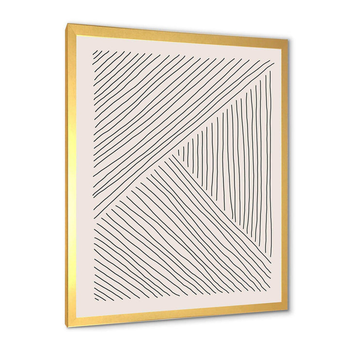 Minimal Geometric Lines II - Modern Bedroom Wall Art