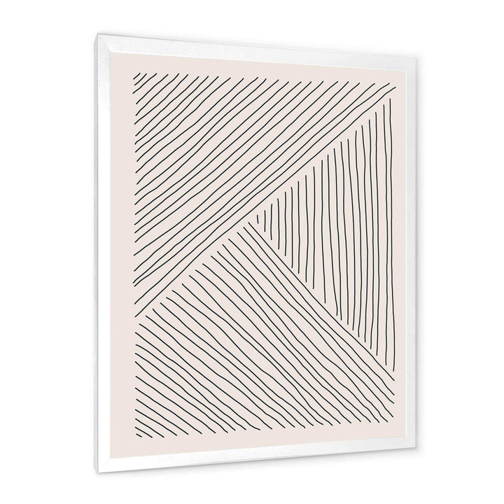 Minimal Geometric Lines II - Modern Bedroom Wall Art