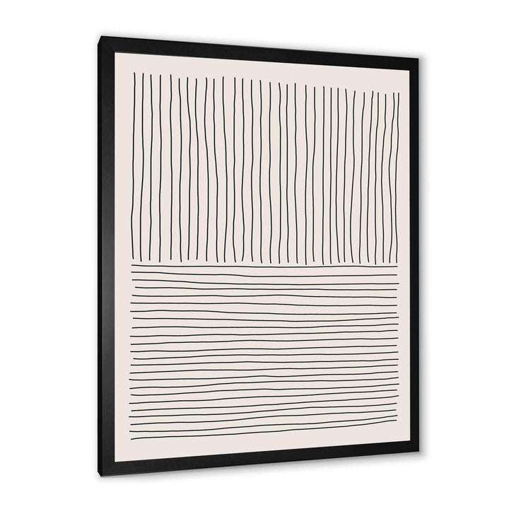Minimal Geometric Lines III - Modern Bedroom Wall Art