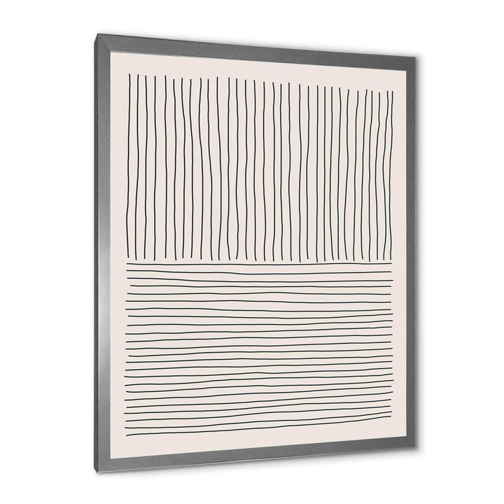 Minimal Geometric Lines III - Modern Bedroom Wall Art