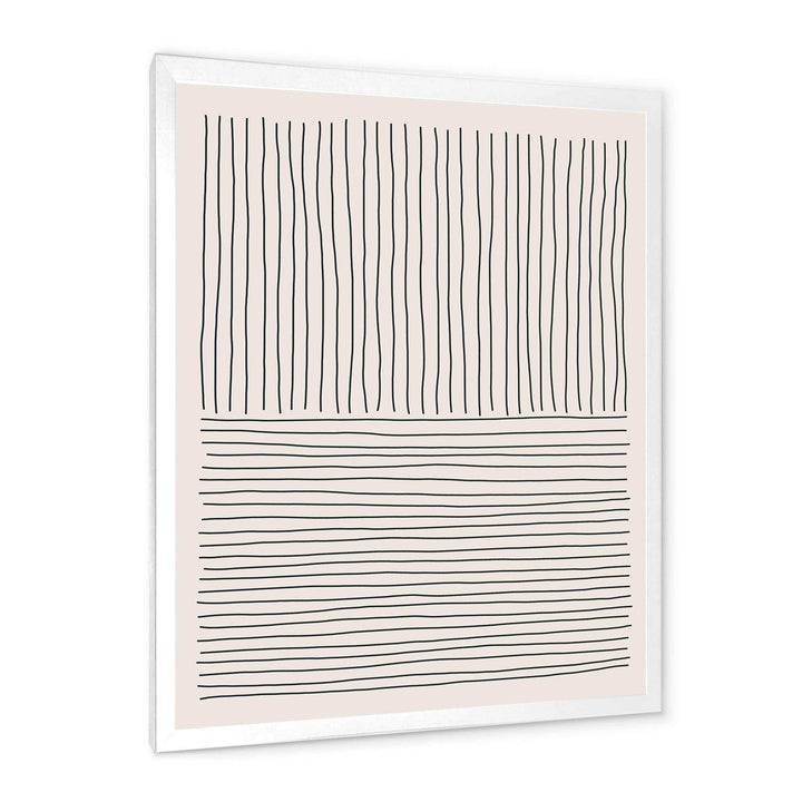 Minimal Geometric Lines III - Modern Bedroom Wall Art