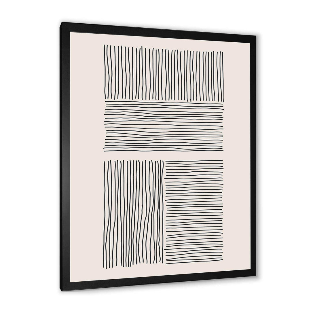Minimal Geometric Lines And Squares IV - Modern Wall Art Prints