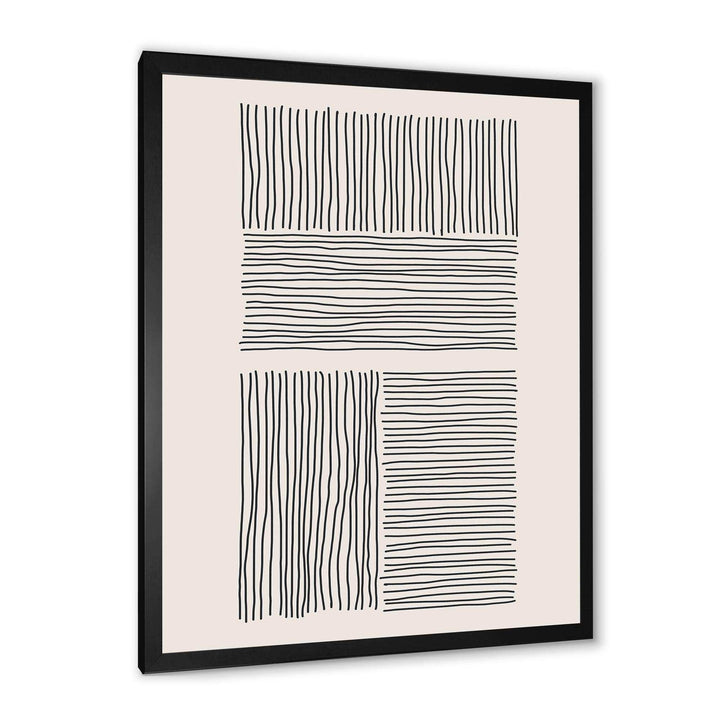 Minimal Geometric Lines And Squares IV - Modern Wall Art Prints