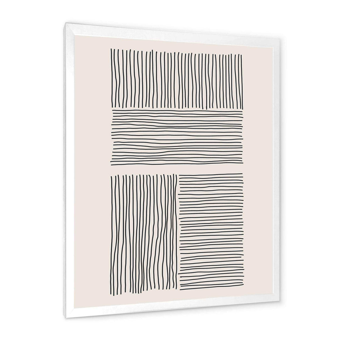 Minimal Geometric Lines And Squares IV - Modern Wall Art Prints