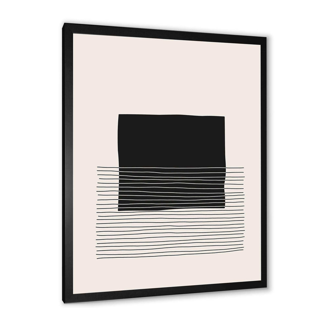 Minimal Geometric Lines And Squares VIII - Modern Canvas Wall Art