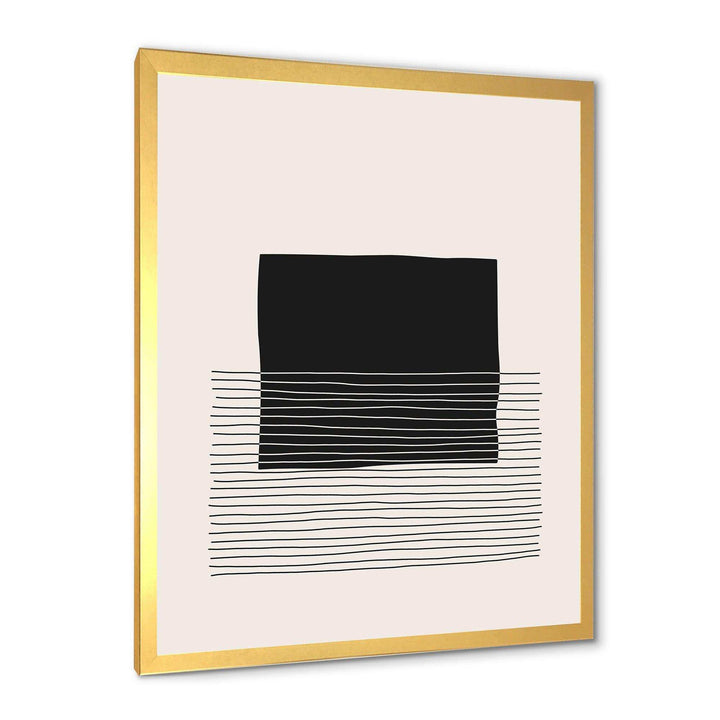 Minimal Geometric Lines And Squares VIII - Modern Canvas Wall Art