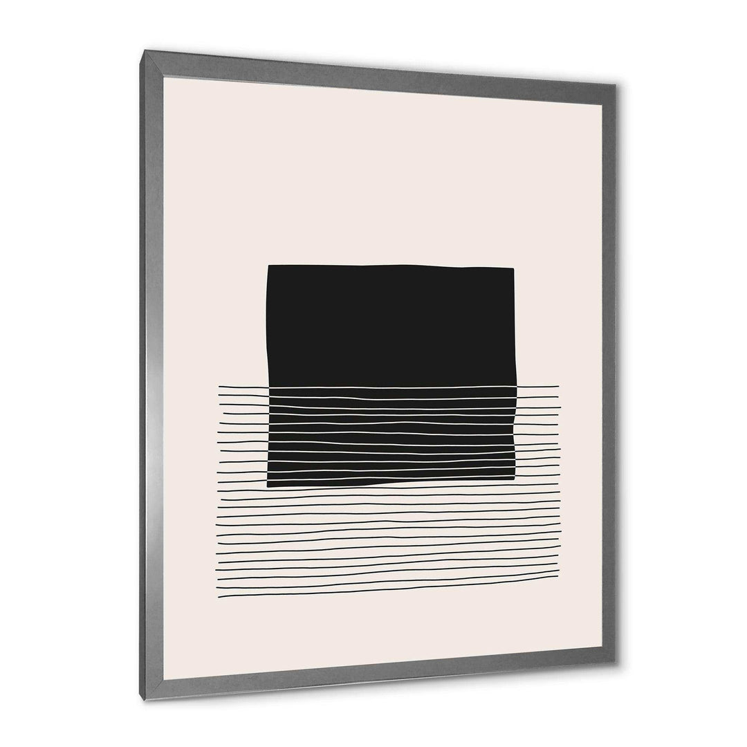 Minimal Geometric Lines And Squares VIII - Modern Canvas Wall Art