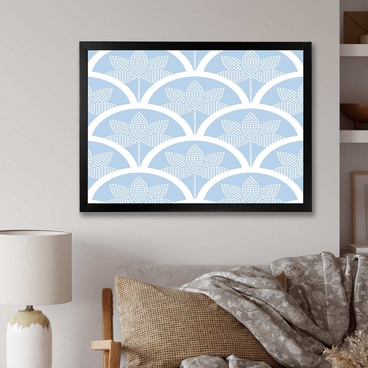 Japanese style Half-circle pattern - Living Room Wall Decor