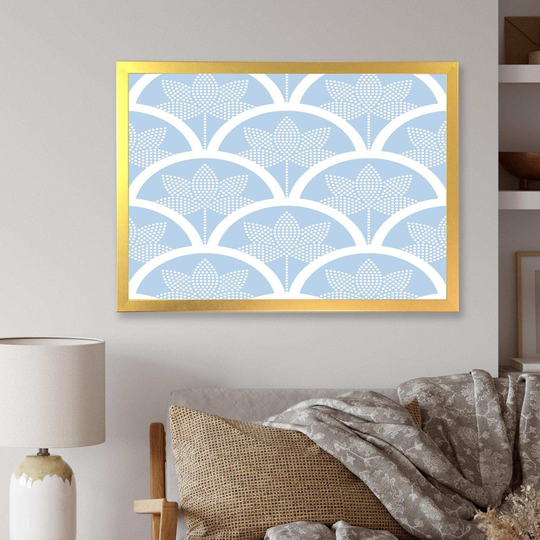 Japanese style Half-circle pattern - Living Room Wall Decor