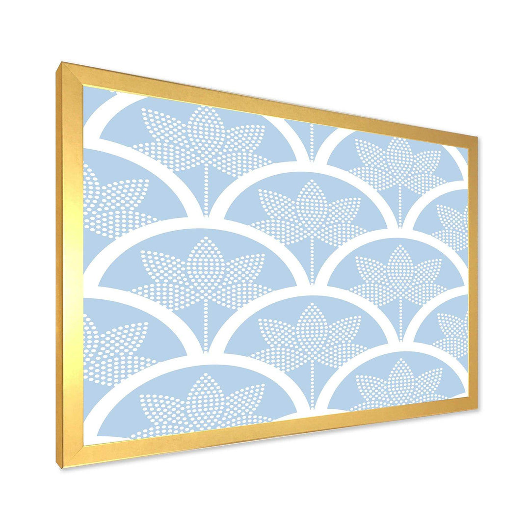 Japanese style Half-circle pattern - Living Room Wall Decor