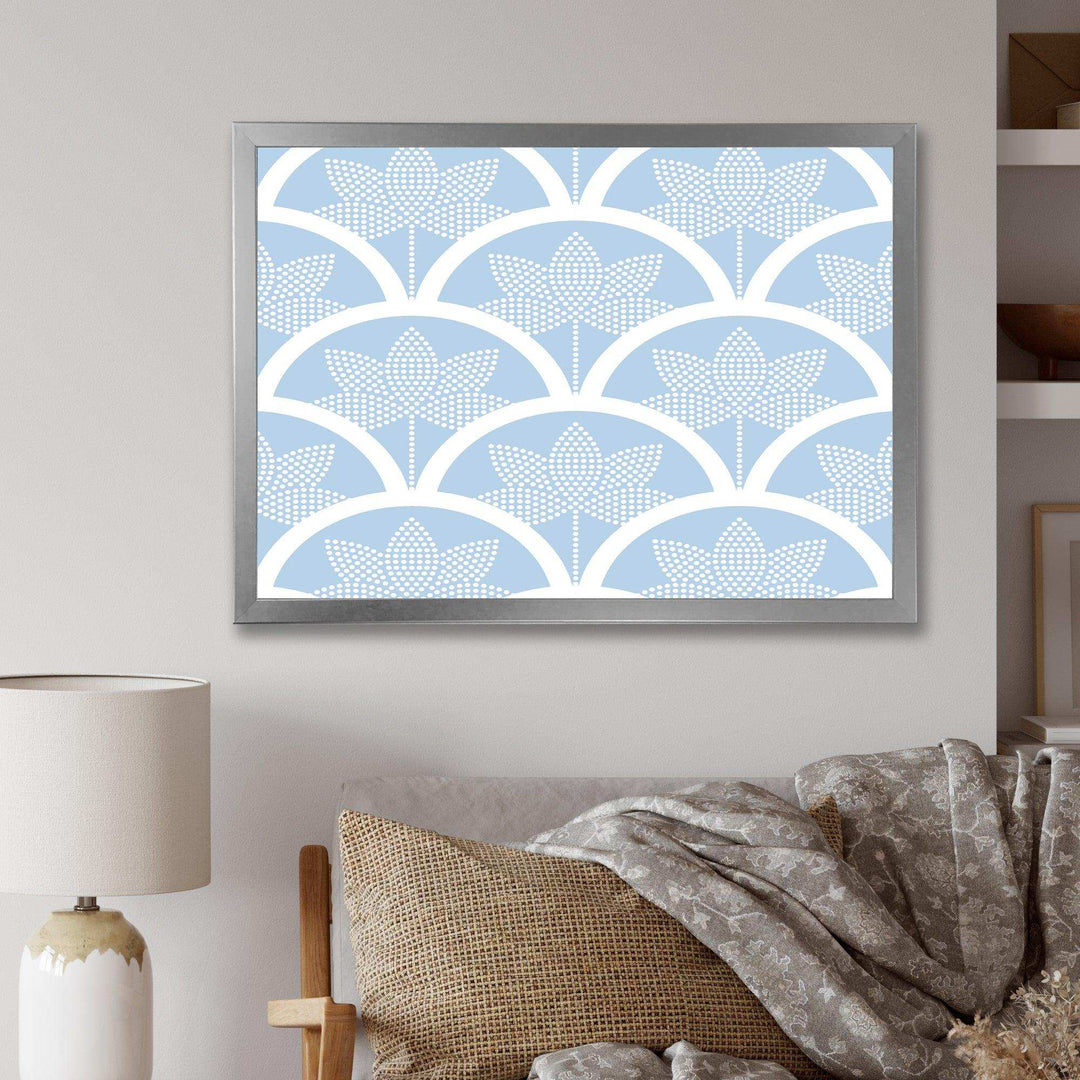 Japanese style Half-circle pattern - Living Room Wall Decor