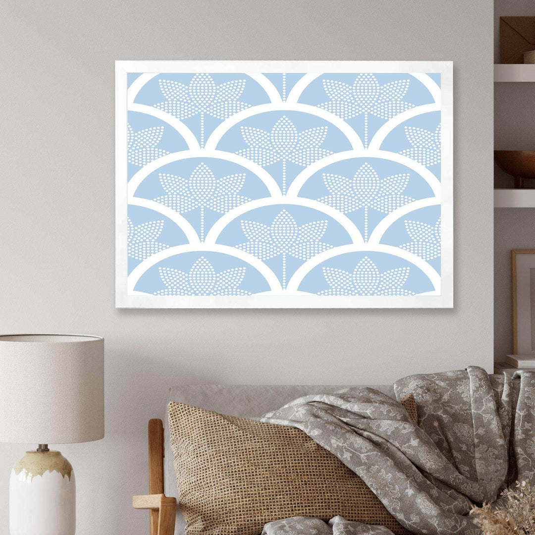 Japanese style Half-circle pattern - Living Room Wall Decor