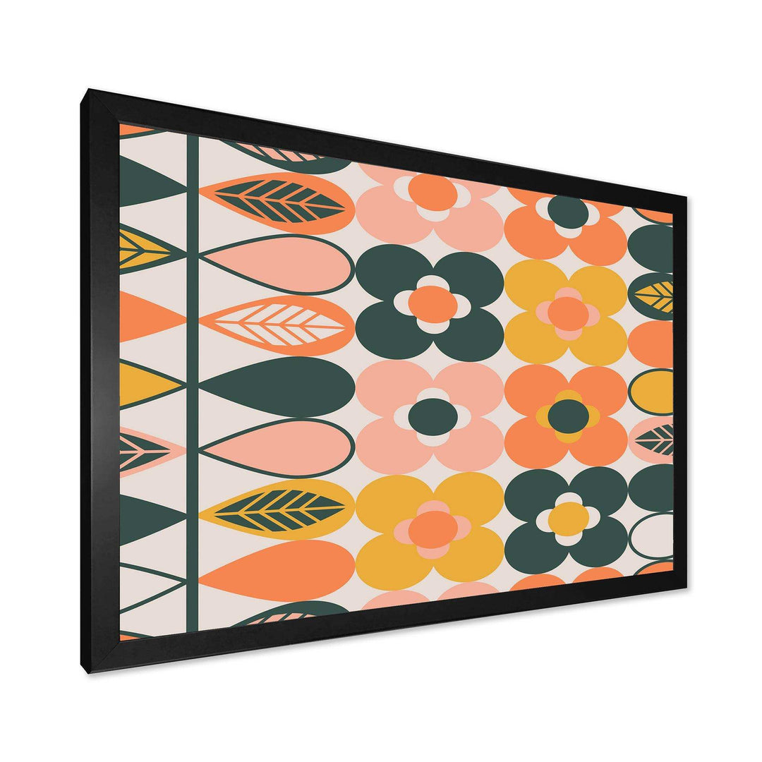 Botanical Retro Design I - Bedroom Wall Art