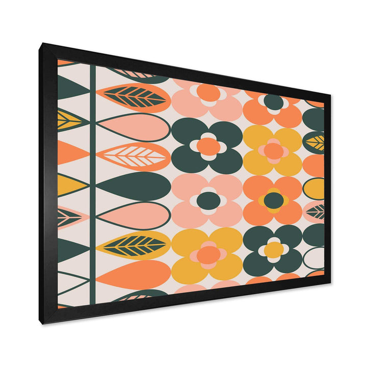 Botanical Retro Design I - Bedroom Wall Art