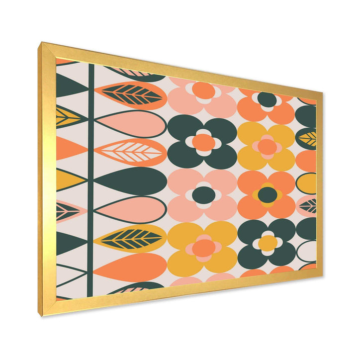 Botanical Retro Design I - Bedroom Wall Art