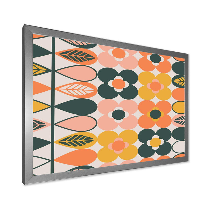 Botanical Retro Design I - Bedroom Wall Art