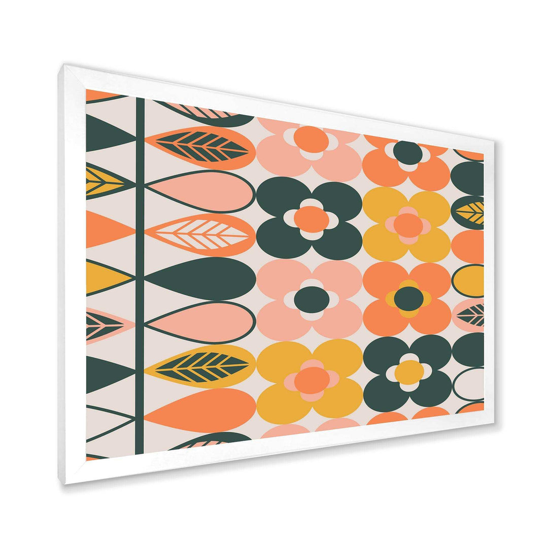 Botanical Retro Design I - Bedroom Wall Art