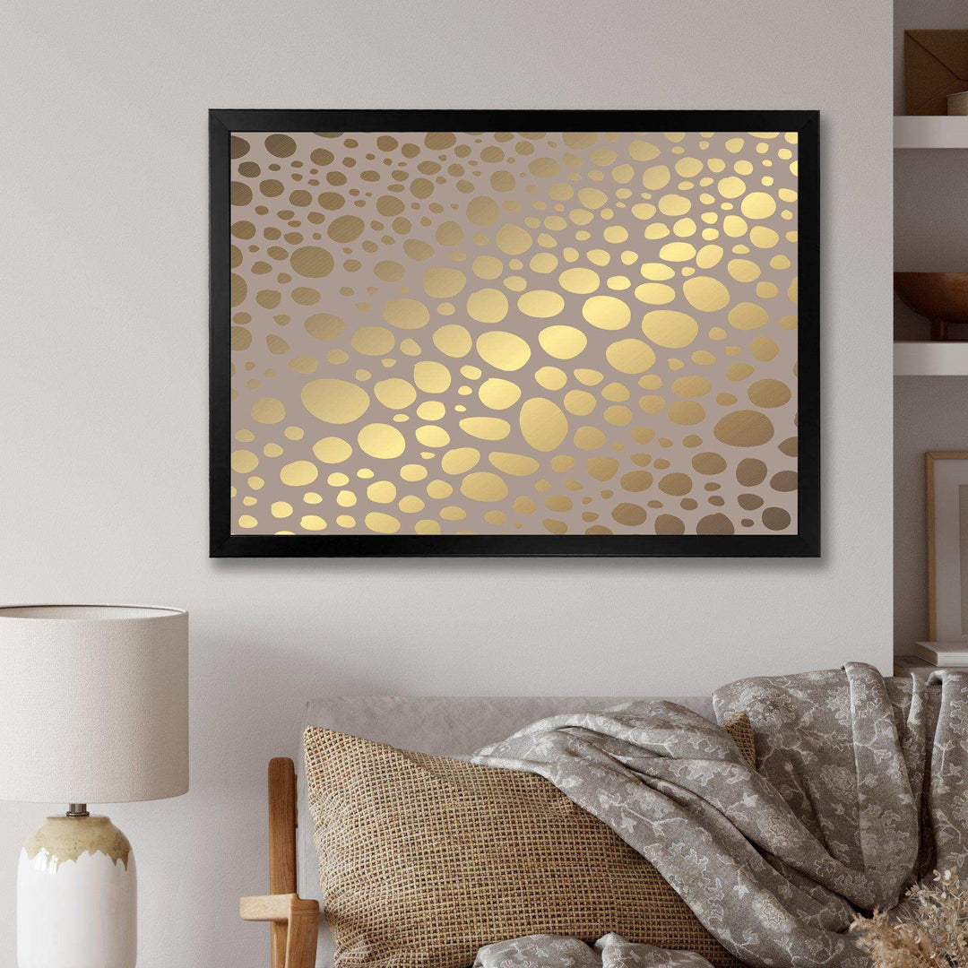 Golden Marble Design III - Canvas Wall Art