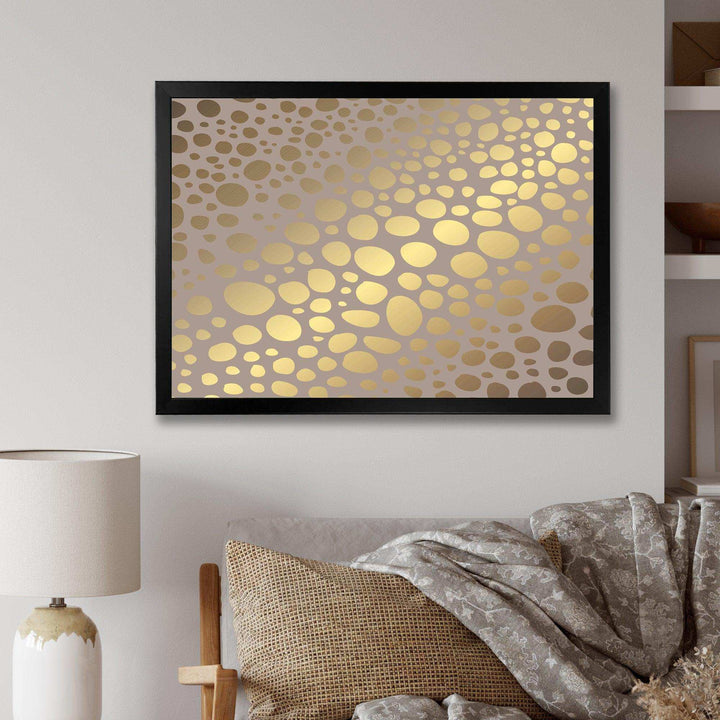 Golden Marble Design III - Canvas Wall Art