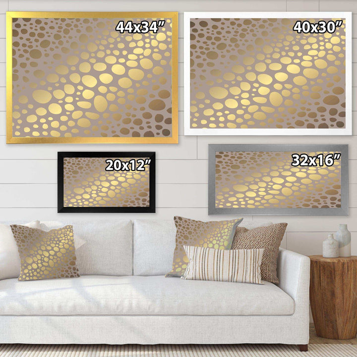 Golden Marble Design III - Canvas Wall Art