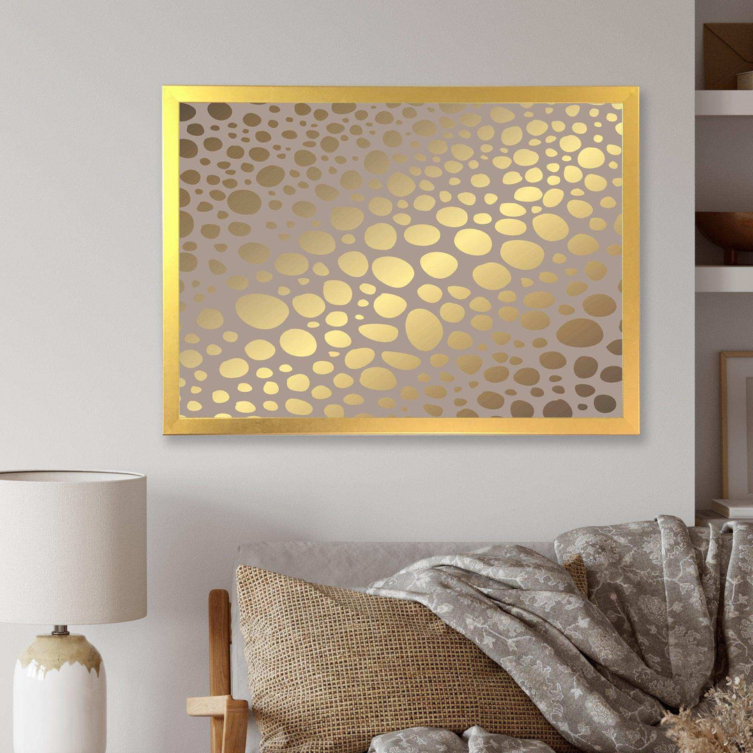 Golden Marble Design III - Canvas Wall Art