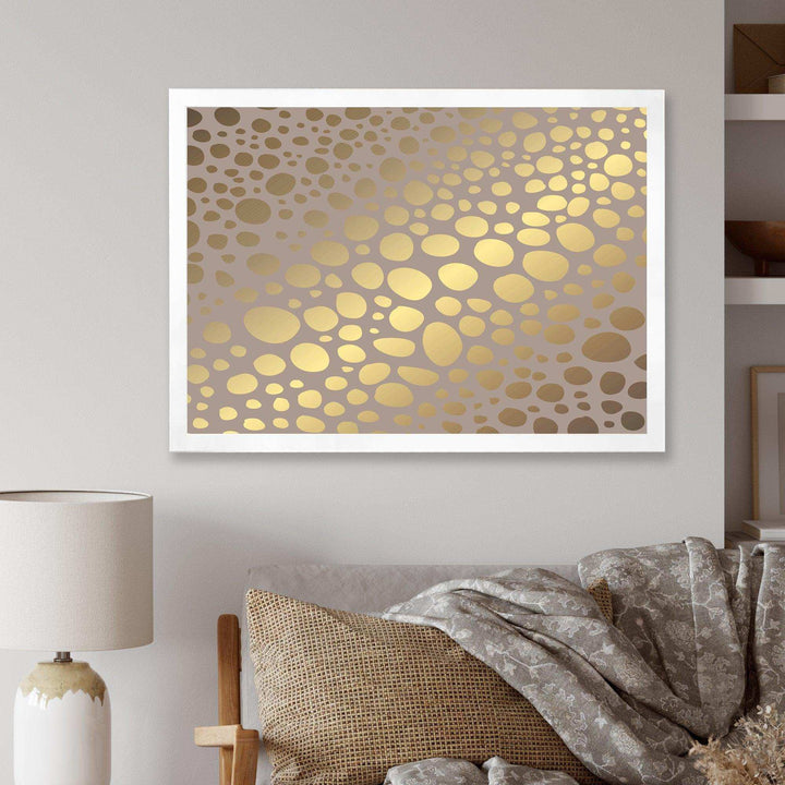 Golden Marble Design III - Canvas Wall Art