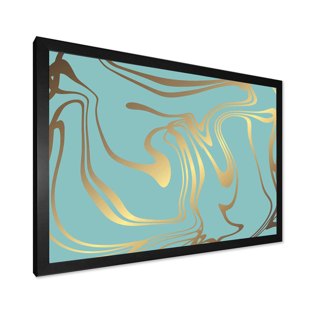 Golden Marble Design I - Wall Art Prints