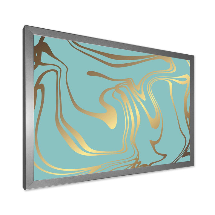 Golden Marble Design I - Wall Art Prints