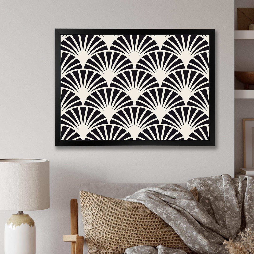 Retro Art Deco Waves I - Wall Art Prints