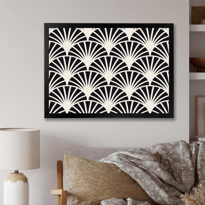 Retro Art Deco Waves I - Wall Art Prints