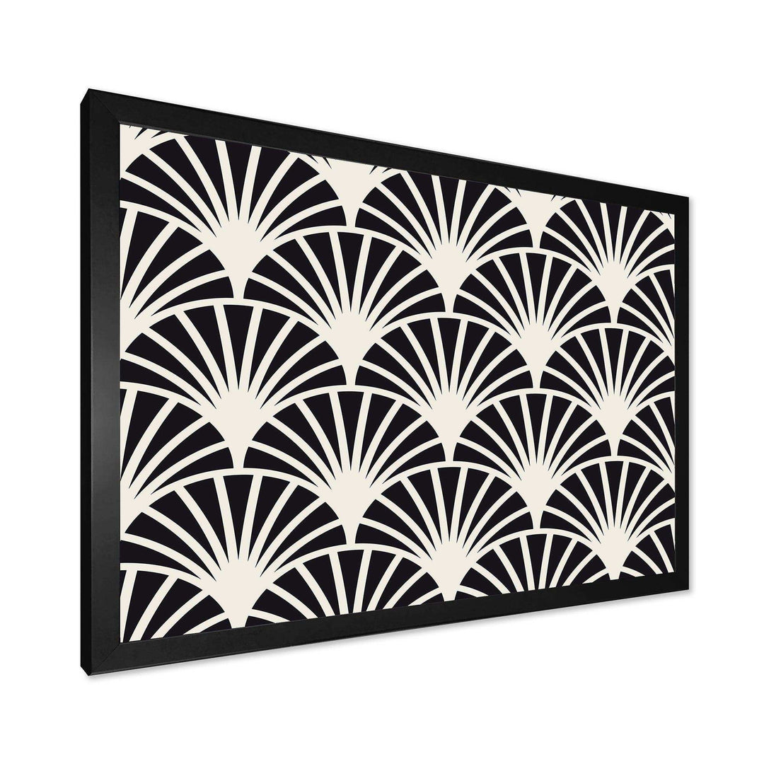 Retro Art Deco Waves I - Wall Art Prints