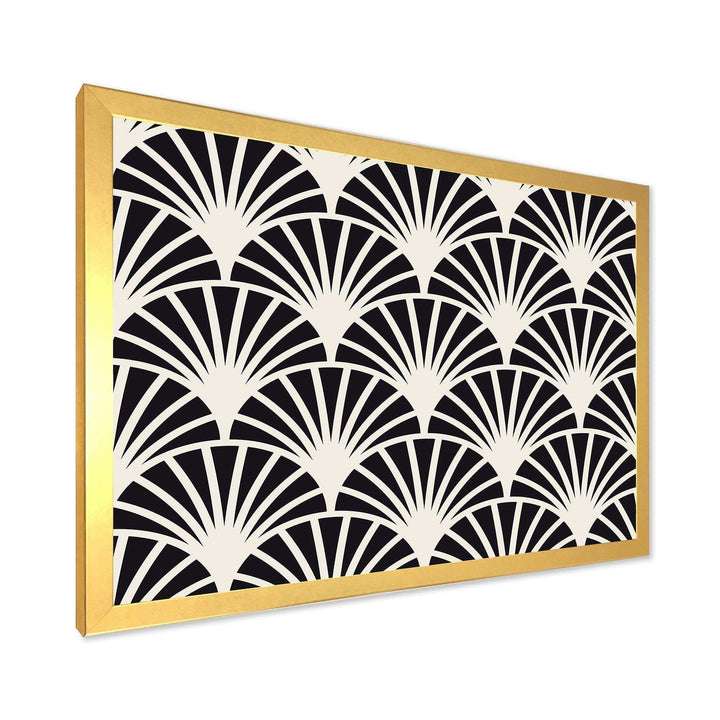 Retro Art Deco Waves I - Wall Art Prints
