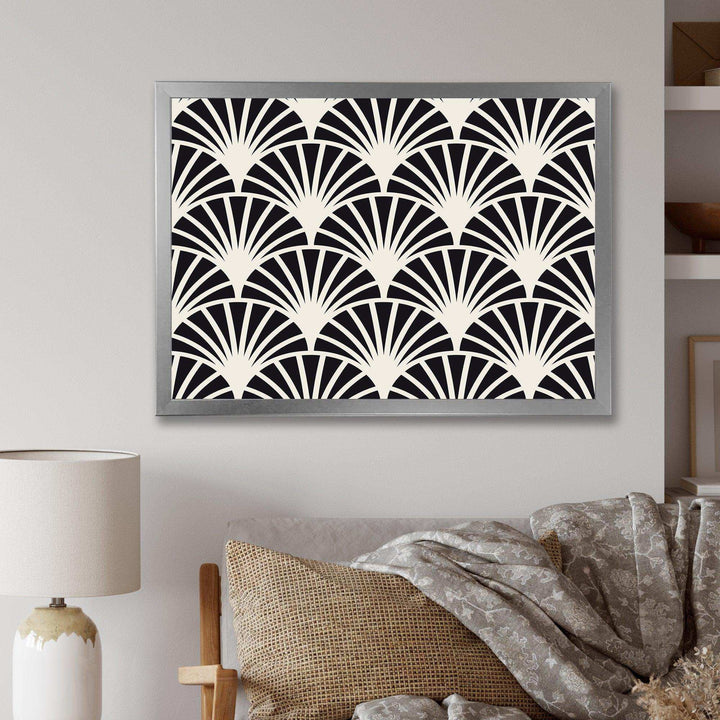 Retro Art Deco Waves I - Wall Art Prints