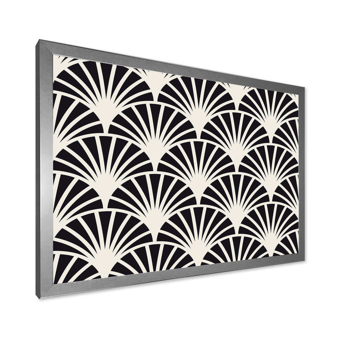 Retro Art Deco Waves I - Wall Art Prints