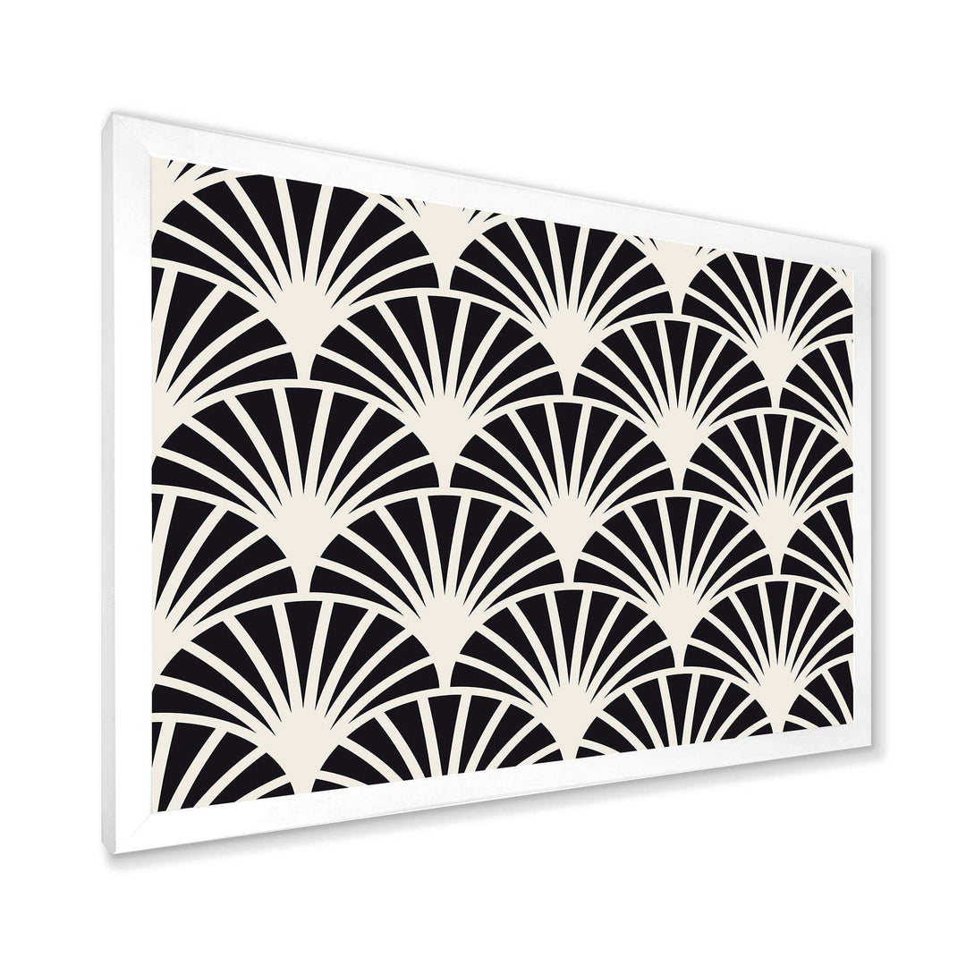 Retro Art Deco Waves I - Wall Art Prints