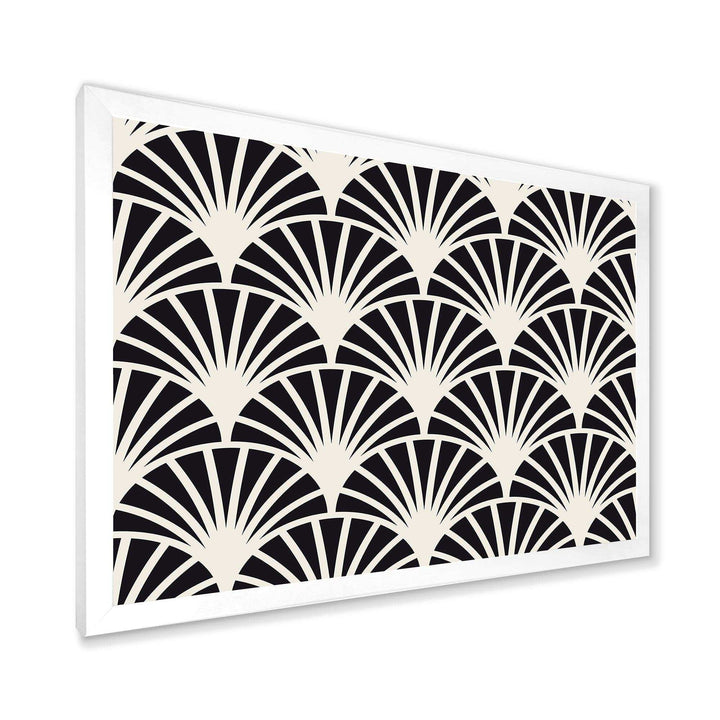 Retro Art Deco Waves I - Wall Art Prints