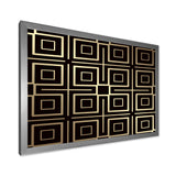 Golden Luxury Metallic Geometrics  XII