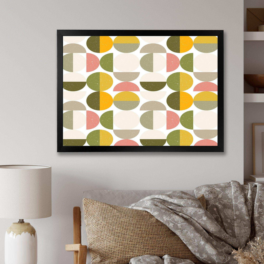 Vintage Circular Design I - Canvas Wall Art