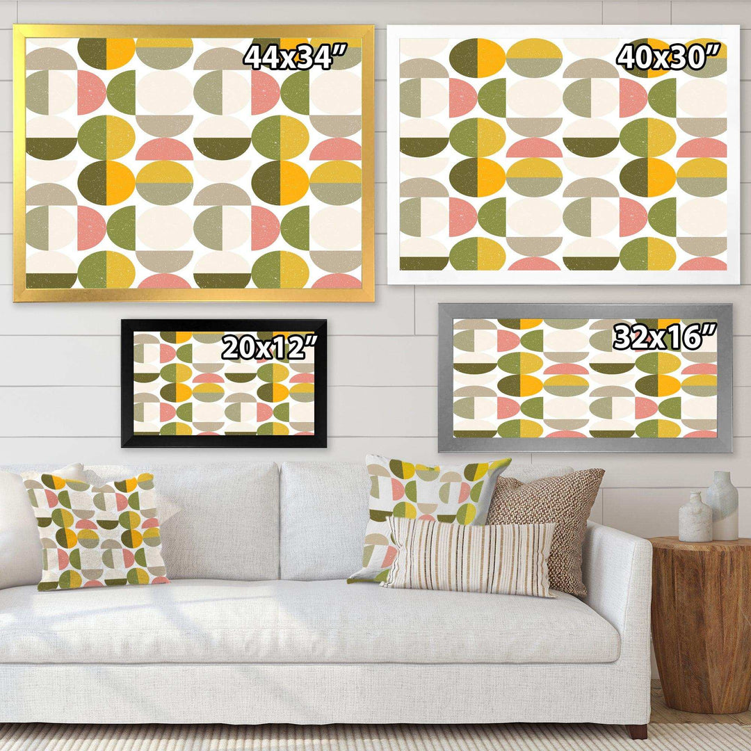 Vintage Circular Design I - Canvas Wall Art