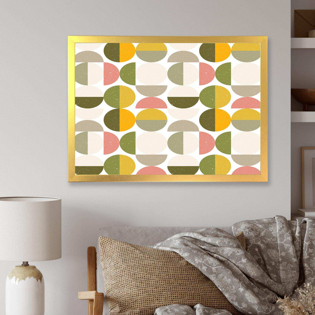 Vintage Circular Design I - Canvas Wall Art