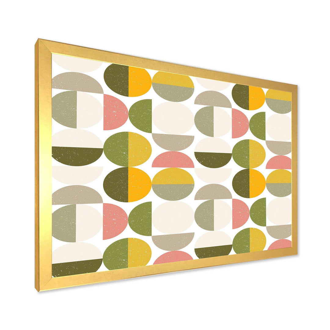 Vintage Circular Design I - Canvas Wall Art