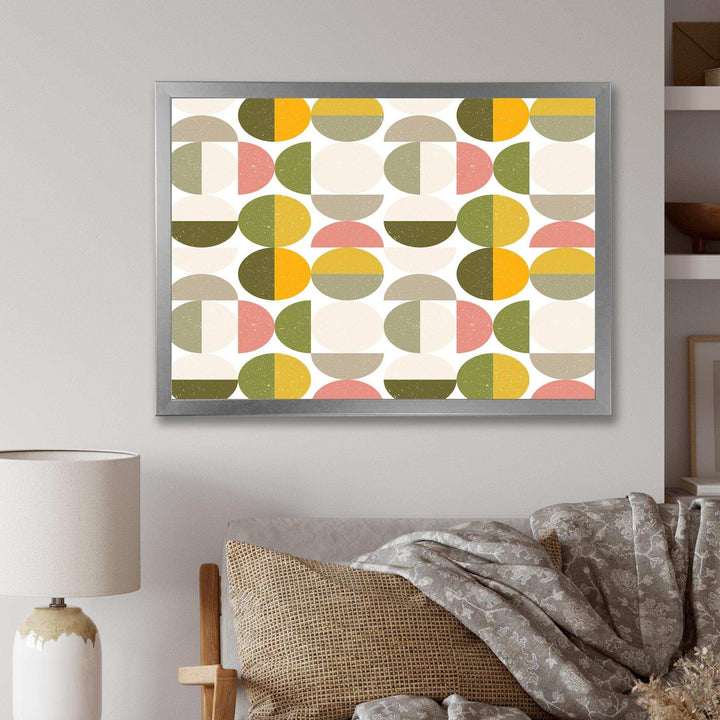 Vintage Circular Design I - Canvas Wall Art
